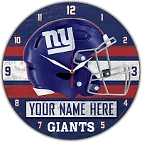 WinCraft New York Giants Personalized 14'' Round Wall Clock