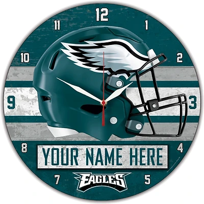 WinCraft Philadelphia Eagles Personalized 14'' Round Wall Clock