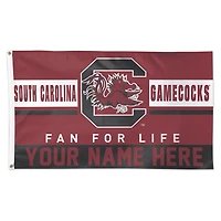 WinCraft South Carolina Gamecocks Personalized 3' x 5' One-Sided Deluxe Flag