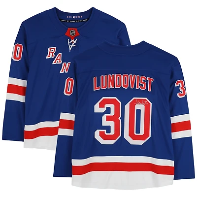 Henrik Lundqvist New York Rangers Autographed Fanatics Breakaway Jersey