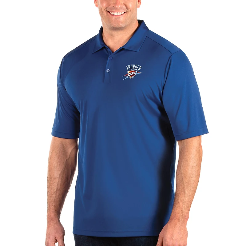 Men's Antigua Royal Oklahoma City Thunder Big & Tall Tribute Polo