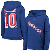 Youth Artemi Panarin Blue New York Rangers Player Name & Number Hoodie