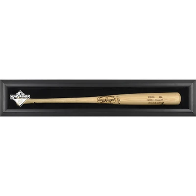 Washington Nationals 2019 World Series Champions Black Framed Wall-Mounted Logo Bat Display Case