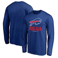 Men's Fanatics Royal Buffalo Bills Team Lockup Long Sleeve T-Shirt
