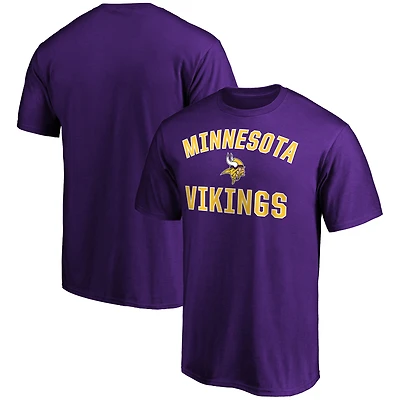 Men's Fanatics Purple Minnesota Vikings Victory Arch T-Shirt
