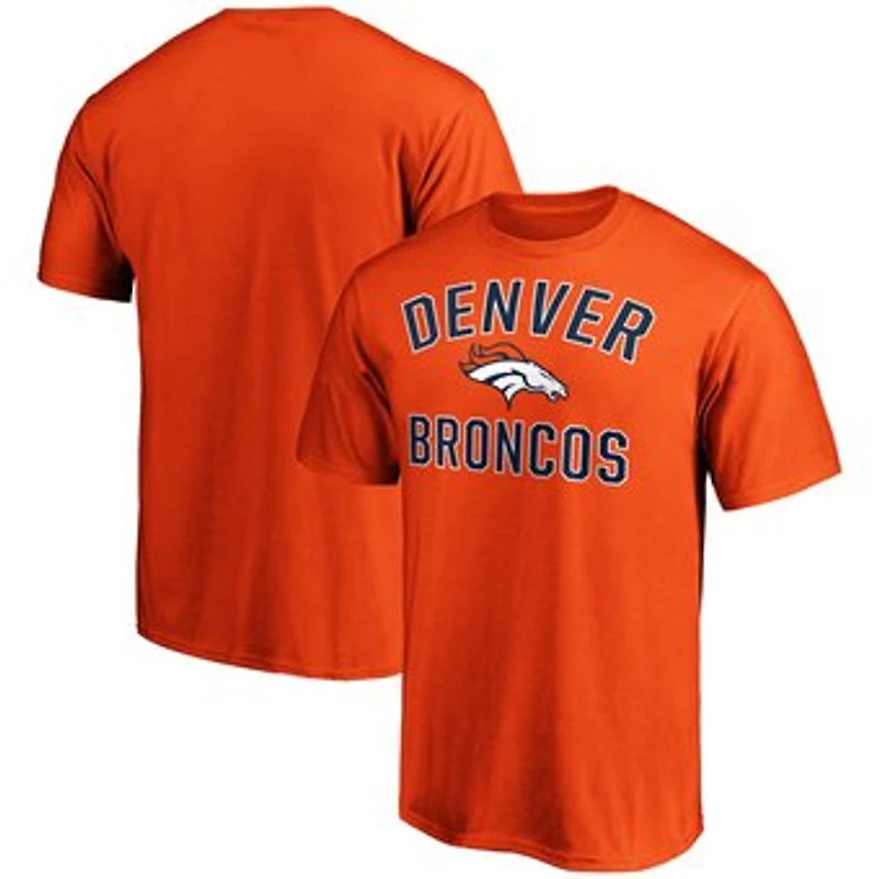 Men's Fanatics Orange Denver Broncos Victory Arch T-Shirt