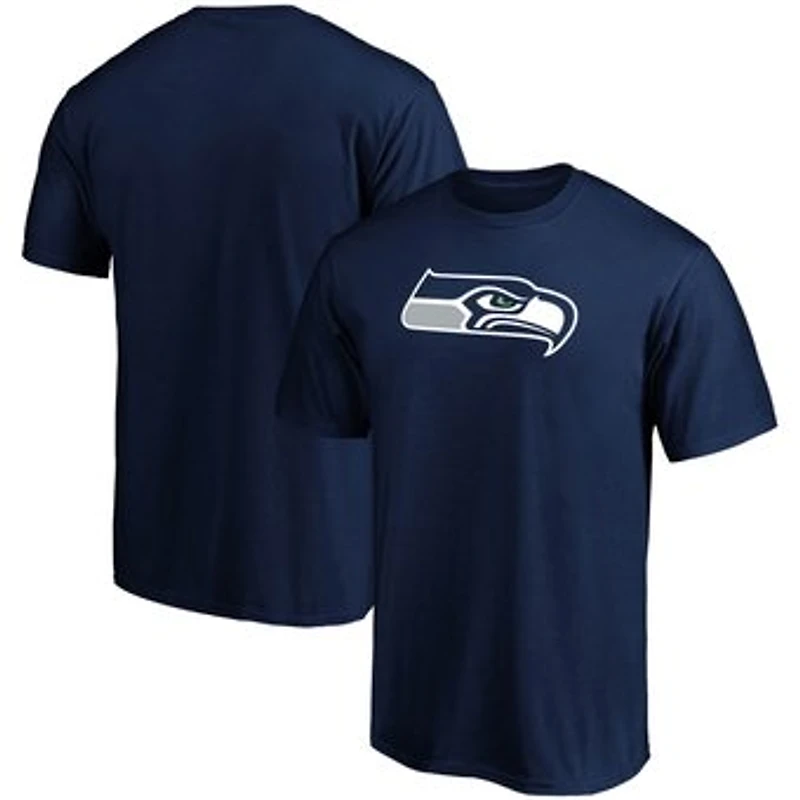 Men's Fanatics College Navy Seattle Seahawks Primary Logo T-Shirt