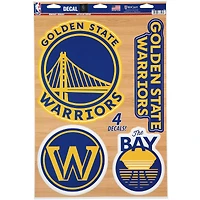 WinCraft Golden State Warriors 11" x 17" New Logo Multi-Use Decal Sheet