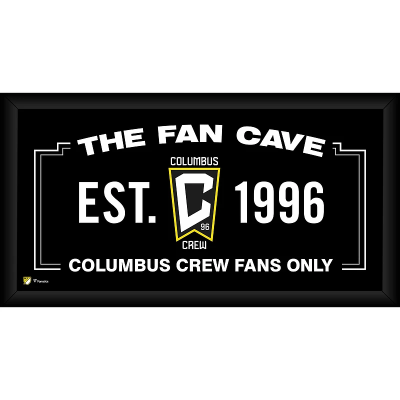 Columbus Crew Framed 10" x 20" Fan Cave Collage