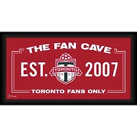 Toronto FC Framed 10" x 20" Fan Cave Collage
