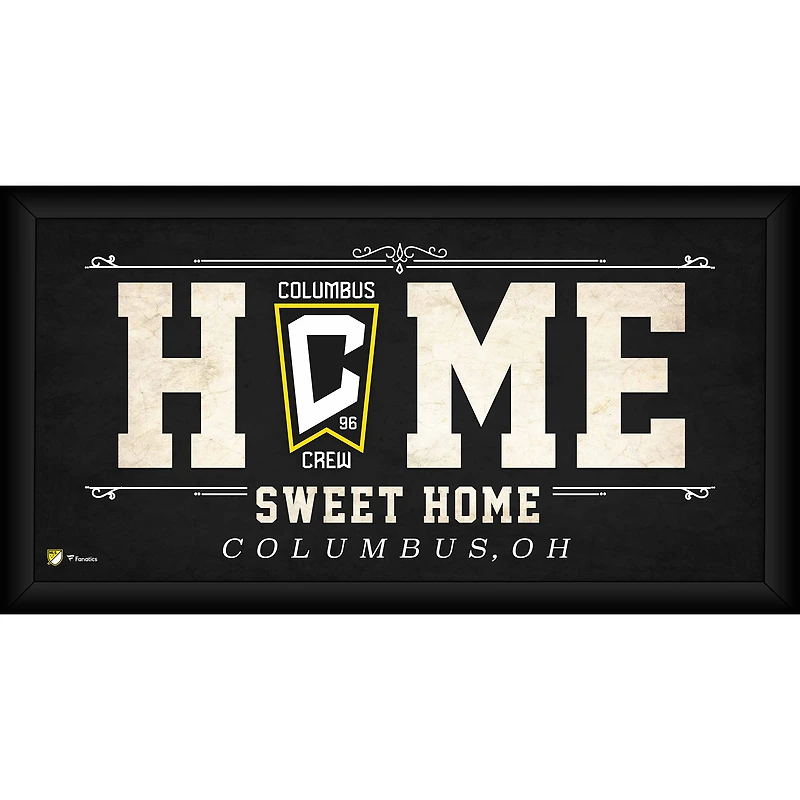 Columbus Crew Framed 10" x 20" Home Sweet Home Collage