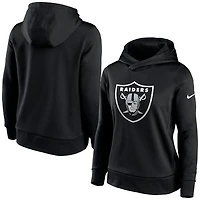 Women's Nike Black Las Vegas Raiders Lightweight Performance Hooded Top