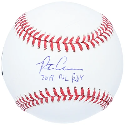 Pete Alonso New York Mets Autographed Baseball with "19 NL ROY" Inscription