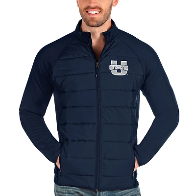 Men's Antigua Navy Utah State Aggies Altitude Full-Zip Jacket