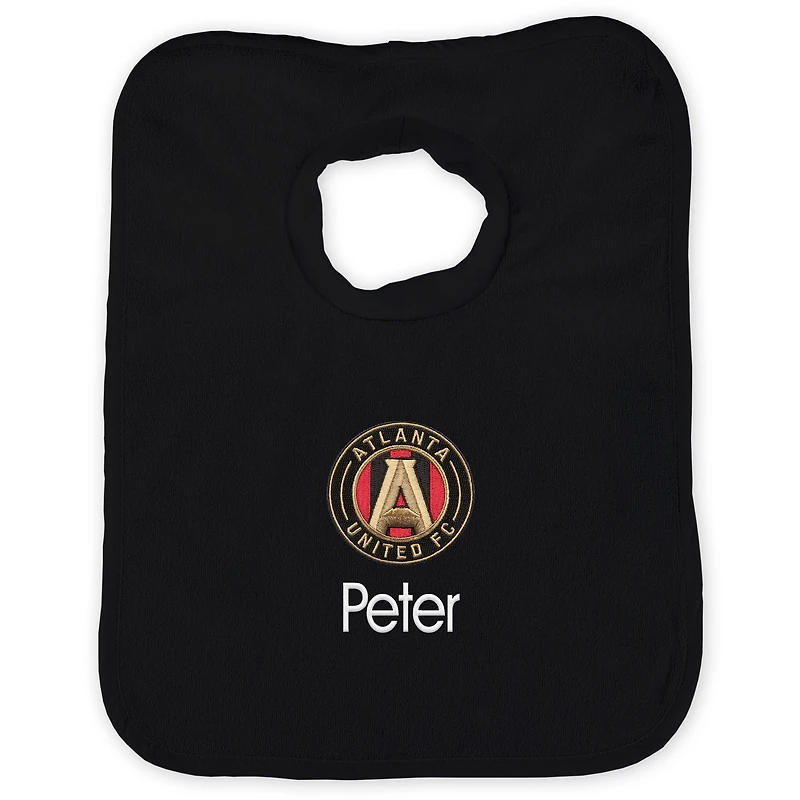 Infant Black Atlanta United FC Personalized Bib