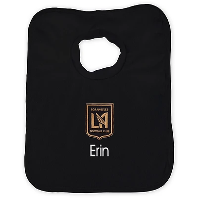 Infant Black LAFC Personalized Bib