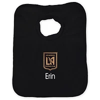 Infant Black LAFC Personalized Bib