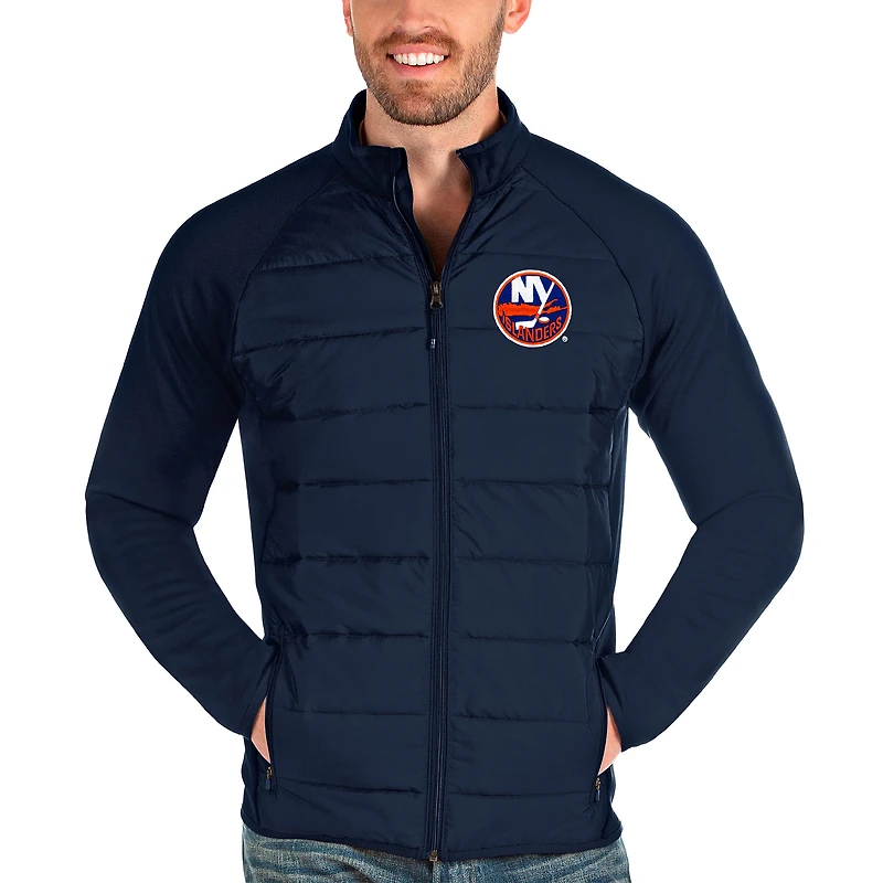 Men's Antigua Navy New York Islanders Altitude Full-Zip Jacket