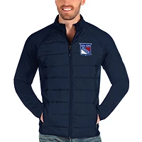 Men's Antigua Navy New York Rangers Altitude Full-Zip Jacket