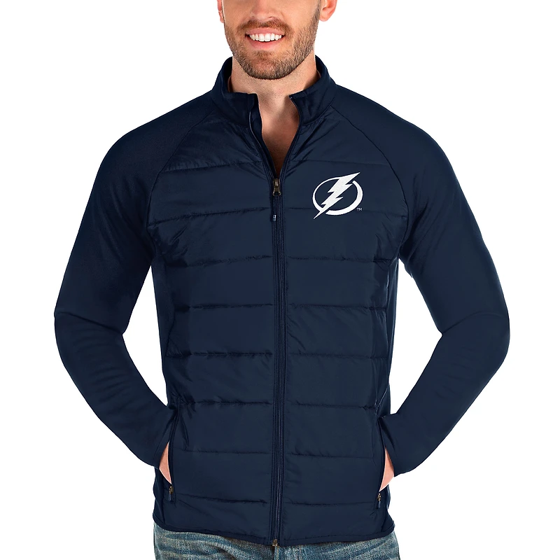 Men's Antigua Navy Tampa Bay Lightning Altitude Full-Zip Jacket