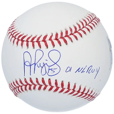 Albert Pujols St. Louis Cardinals Autographed Baseball with "01 NL ROY" Inscription