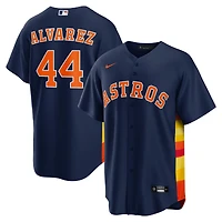 Men's Nike Yordan Alvarez Navy Houston Astros Alternate 2 Replica Jersey