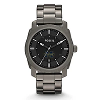 Fossil Michigan Wolverines Machine Smoke Stainless Steel Watch
