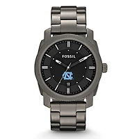 Fossil North Carolina Tar Heels Machine Smoke Stainless Steel Watch