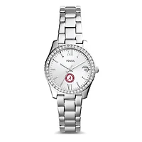 Women's Fossil Alabama Crimson Tide Scarlette Mini Three-Hand Date Watch