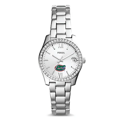 Women's Fossil Florida Gators Scarlette Mini Three-Hand Date Watch