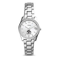 Women's Fossil Iowa Hawkeyes Scarlette Mini Three-Hand Date Watch