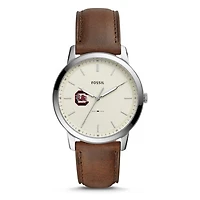 Men's Fossil South Carolina Gamecocks The Minimalist Leather Watch