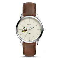 Men's Fossil Oregon Ducks The Minimalist Leather Watch