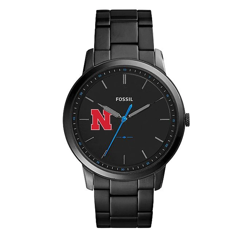 Men's Fossil Nebraska Huskers The Minimalist Slim Stainless Steel Watch