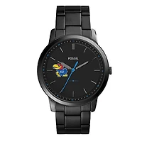 Men's Fossil Kansas Jayhawks The Minimalist Slim Stainless Steel Watch