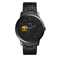 Men's Fossil Iowa Hawkeyes The Minimalist Slim Stainless Steel Watch