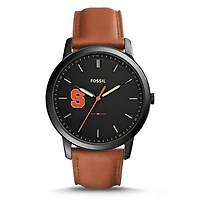 Men's Fossil Syracuse Orange The Minimalist Slim Leather Watch