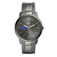 Men's Fossil Kentucky Wildcats The Minimalist Three-Hand Smoke Watch