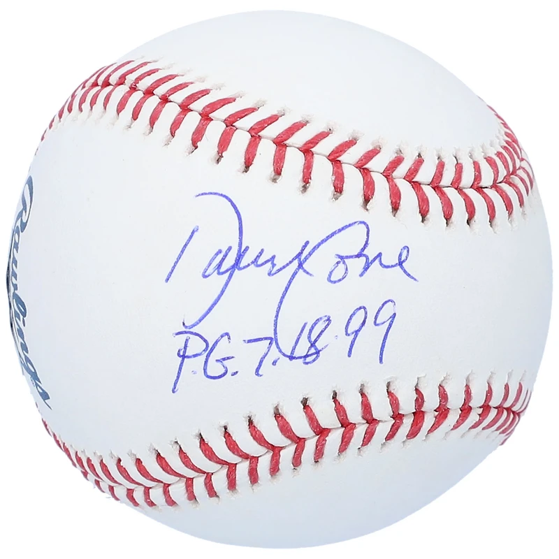 David Cone New York Yankees Autographed Baseball with "PG 7/18/99" Inscription