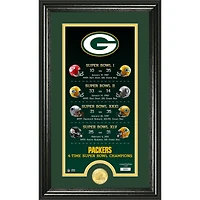 Highland Mint Green Bay Packers 12'' x 20'' Legacy Bronze Coin Photo Mint