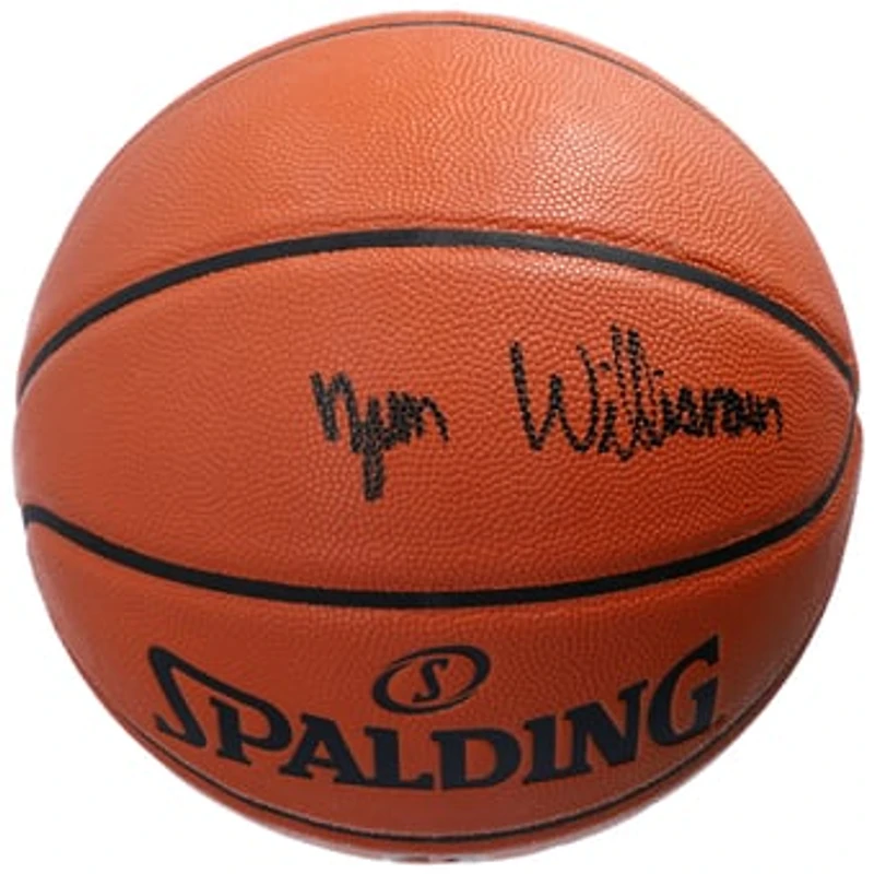 Zion Williamson New Orleans Pelicans Autographed Spalding Indoor/Outdoor Basketball - Black Ink