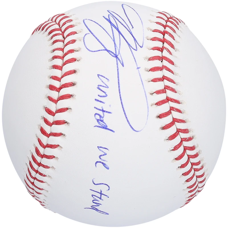 Mike Piazza New York Mets Autographed Baseball with "United We Stand" Inscription