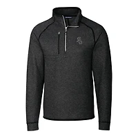 Men's Cutter & Buck Gray Chicago White Sox Big & Tall Mainsail Half-Zip Pullover Jacket