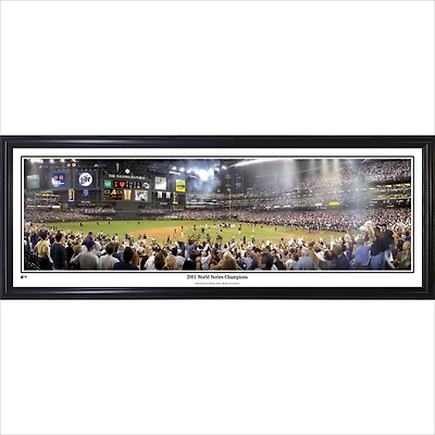 Arizona Diamondbacks 39'' x 13.5'' 2001 World Series Champions Standard Framed Panorama