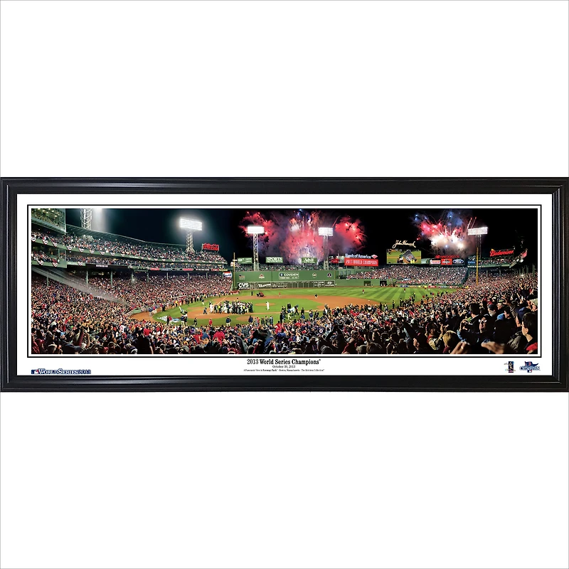 Boston Red Sox 39'' x 13.5'' World Series Champions Standard Framed Panorama