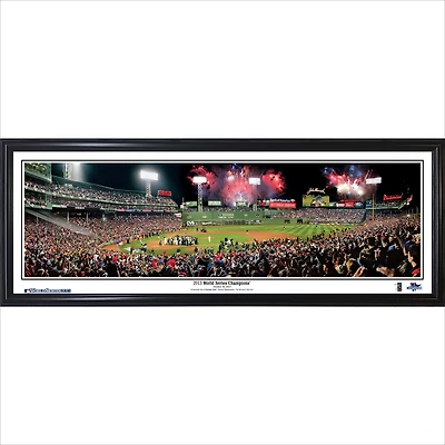 Boston Red Sox 39'' x 13.5'' 2013 World Series Champions Standard Framed Panorama