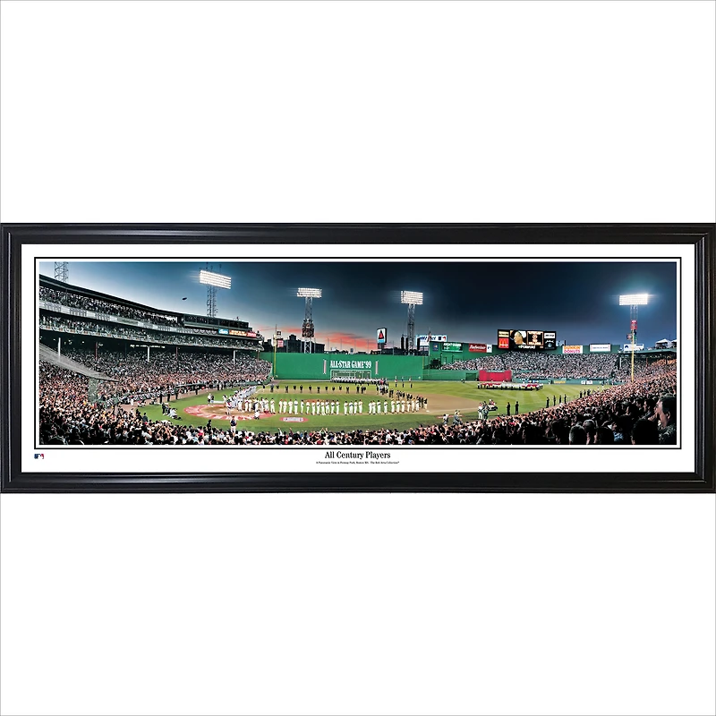 Boston Red Sox 39'' x 13.5'' All Century Players Standard Framed Panorama