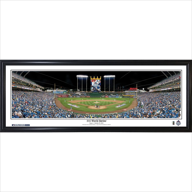 Kansas City Royals 39'' x 13.5'' 2015 World Series Standard Framed Panorama
