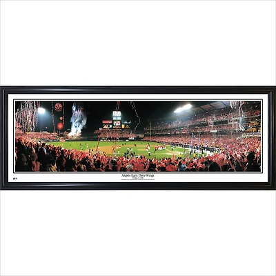 Los Angeles Angels 39'' x 13.5'' Angels Earn Their Wings Standard Framed Panorama