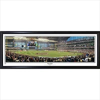 Milwaukee Brewers 39'' x 13.5'' First Pitch Standard Framed Panorama